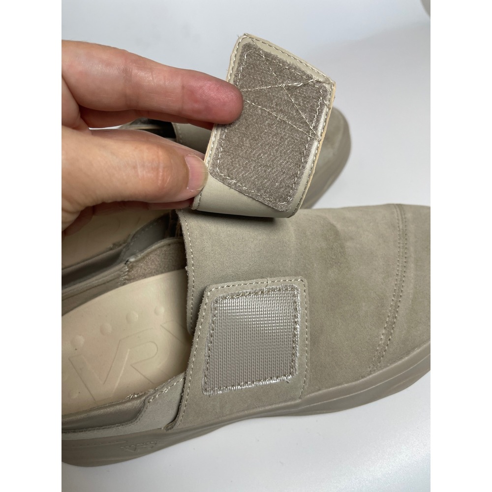 Vionic Recovery VRX Suede Mules Taupe Tan Adjustable Strap Orthotic Shoes 6.5 - Picture 7 of 8